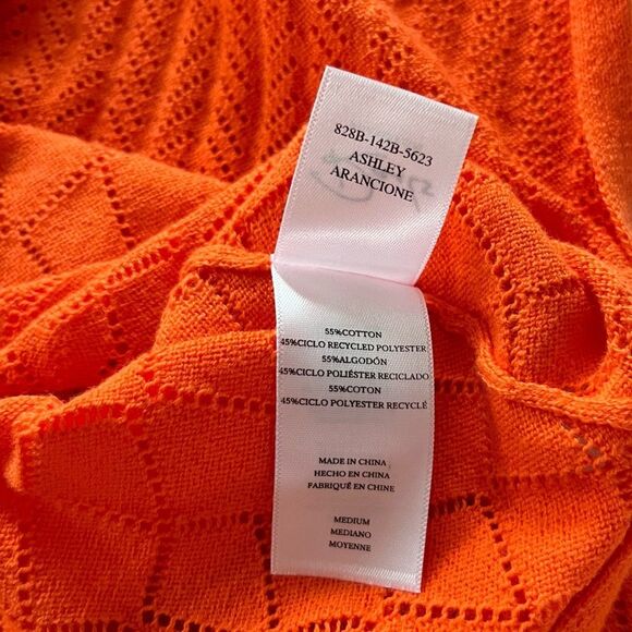 Rails Crochet Knit Ashley Dress In Arancione - Picture 6 of 11